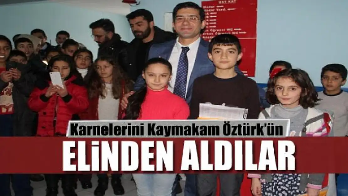 Karnelerini Kaymakam Öztürk'ün elinden aldılar