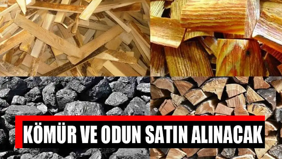 Kömür ve odun satın alınacak