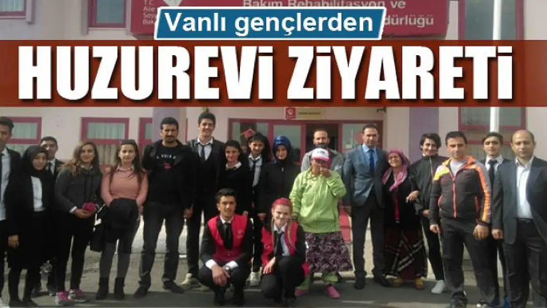 Vanlı gençlerden huzurevi ziyareti 