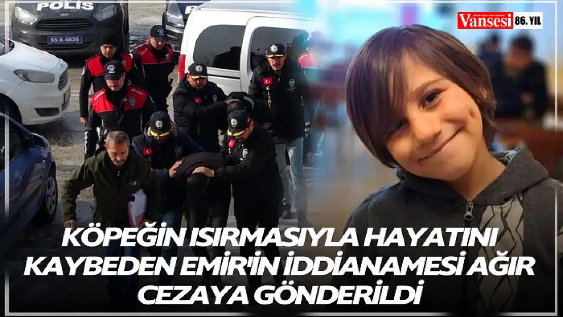 Köpeğin ısırmasıyla hayatını kaybeden Emir'in iddianamesi ağır cezaya gönderildi