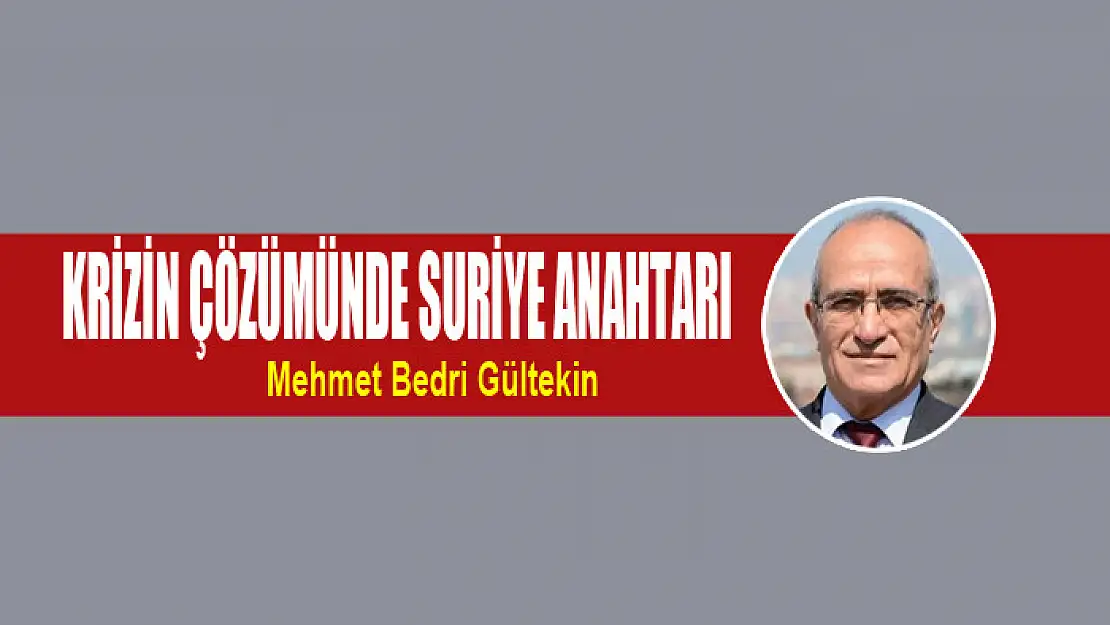 Krizin çözümünde Suriye anahtarı