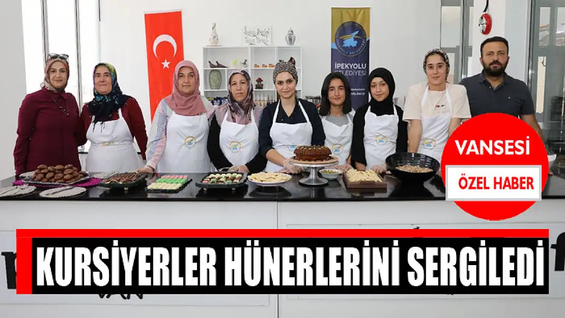 Kursiyerler hünerlerini sergiledi