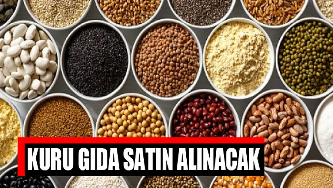 Kuru gıda satın alınacak