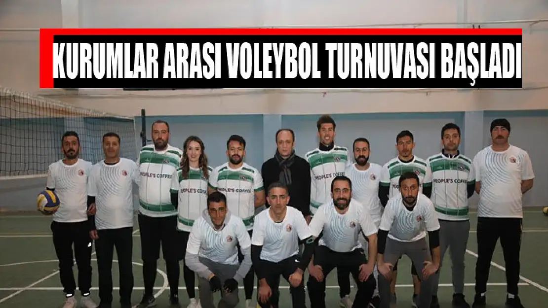 Kurumlar Arası Voleybol Turnuvası başladı