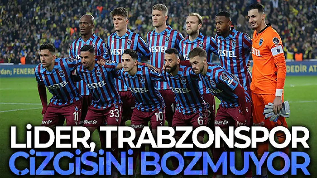 Lider, Trabzonspor çizgisini bozmuyor