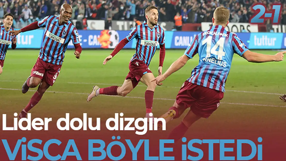 Lider Trabzonspor dolu dizgin