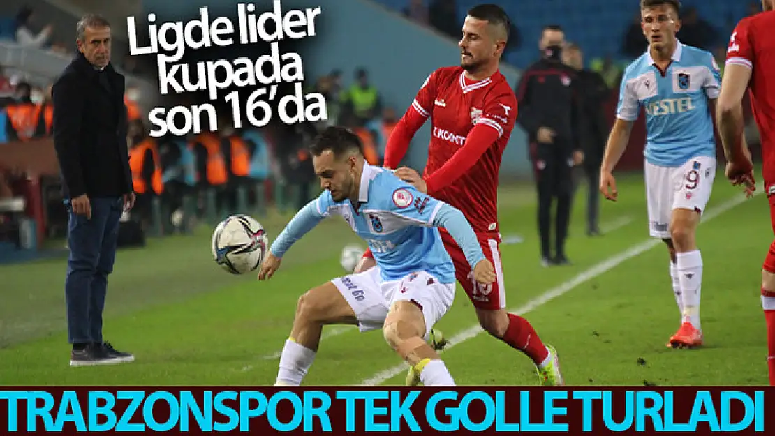 Lig lideri Trabzonspor kupada son 16'da