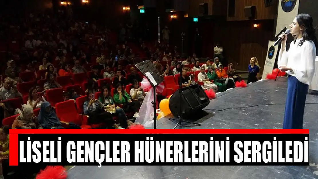 Liseli gençler hünerlerini sergiledi