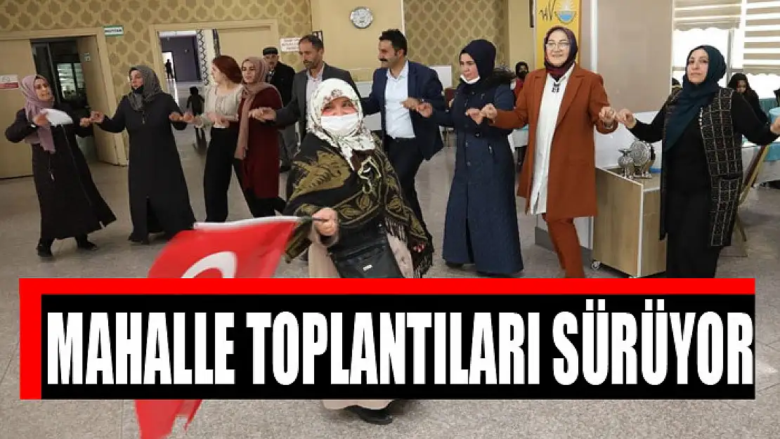 Mahalle toplantıları sürüyor