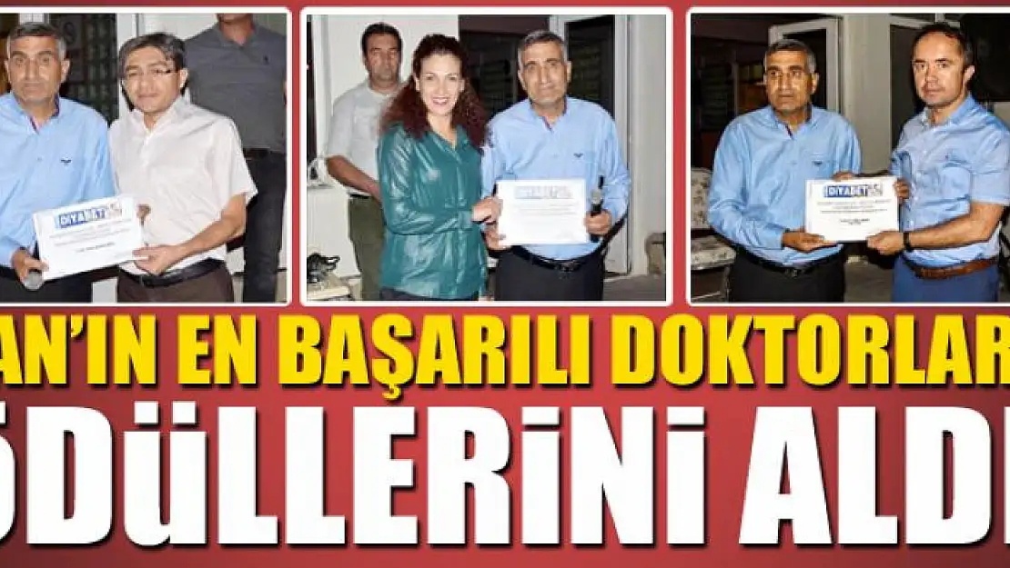 Van'ın en başarılı doktorları ödüllerini aldı