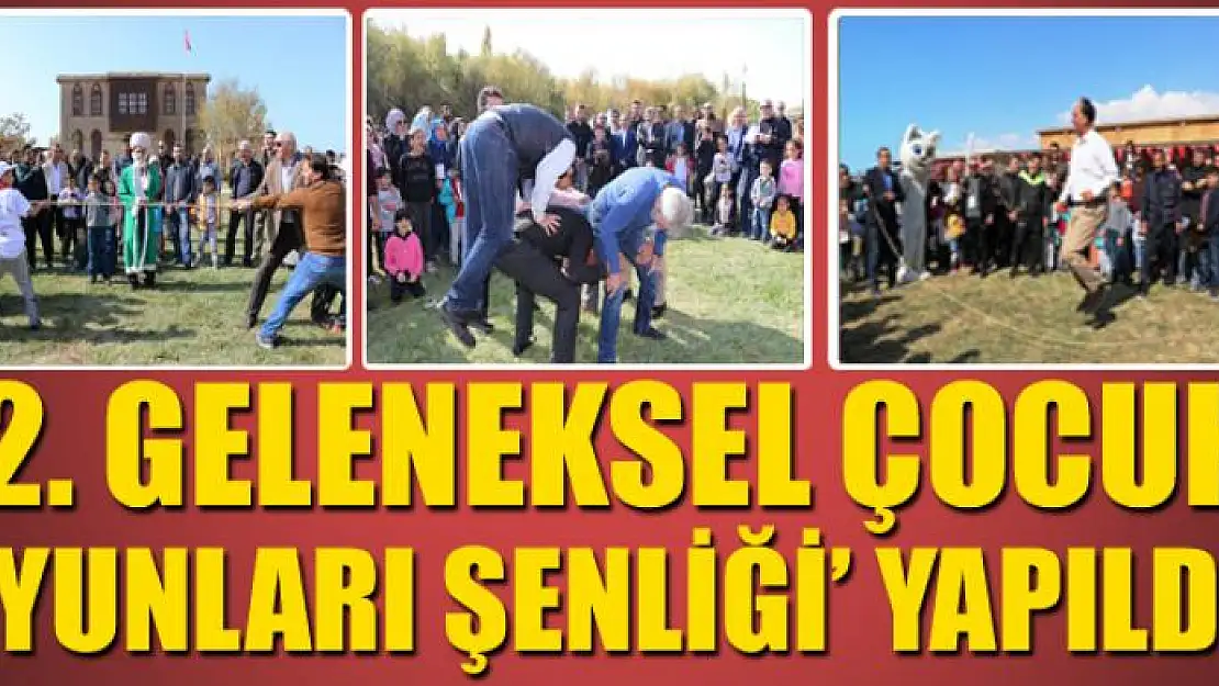 Van'da 2. Geleneksel Çocuk Oyunları Şenliği yapıldı