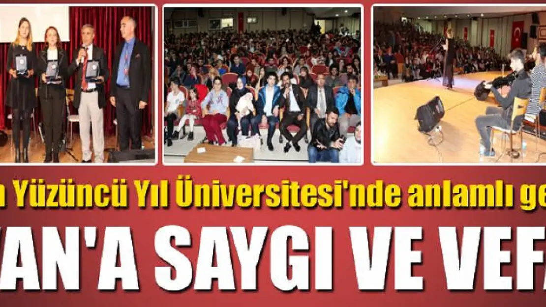 VAN'A SAYGI VE VEFA