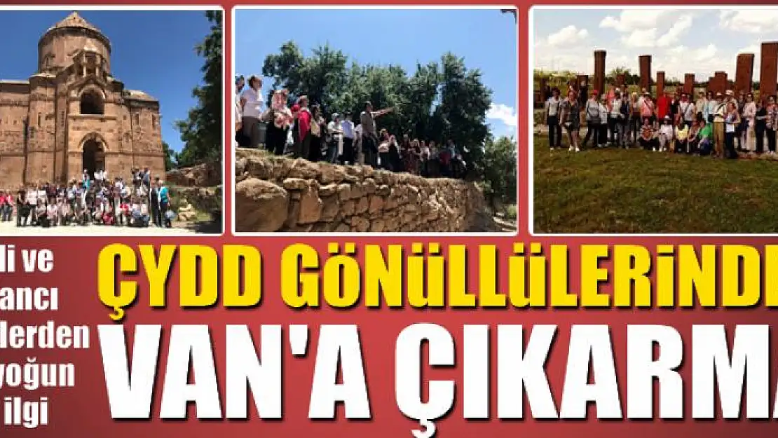 ÇYDD GÖNÜLLÜLERİNDEN VAN'A ÇIKARMA