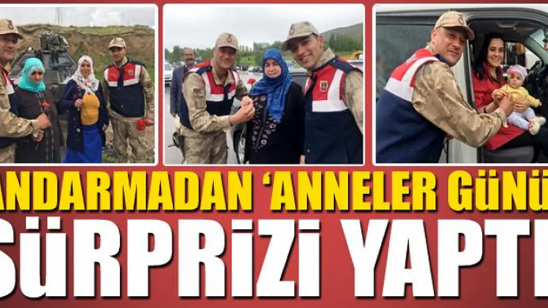 Jandarmadan 'Anneler Günü' sürprizi