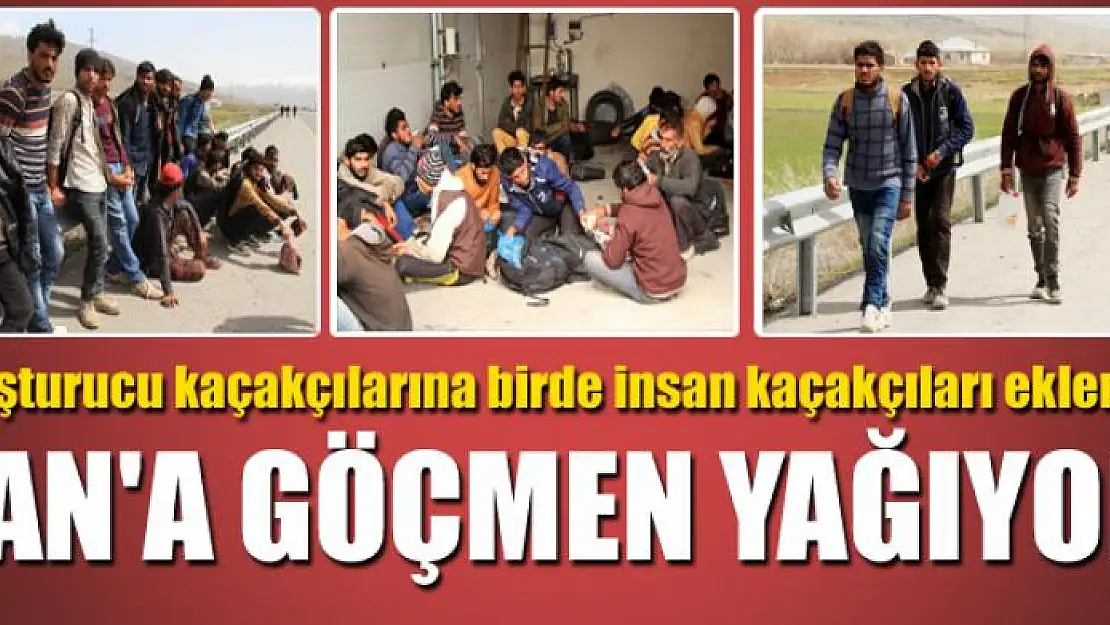 VAN'A GÖÇMEN YAĞIYOR