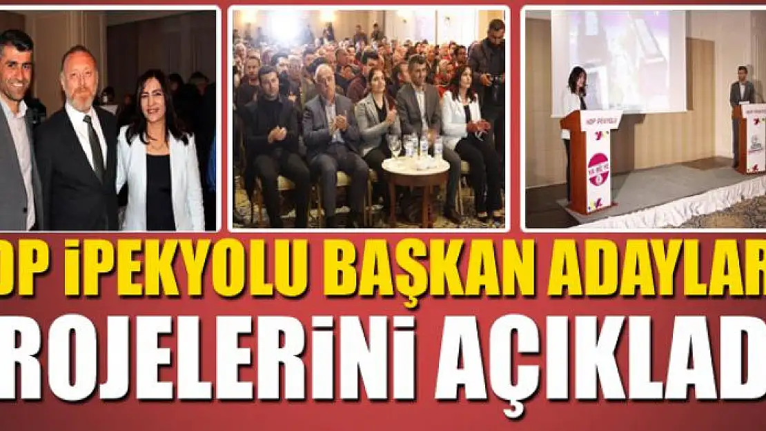 HDP İPEKYOLU BAŞKAN ADAYLARI PROJELERİNİ AÇIKLADI