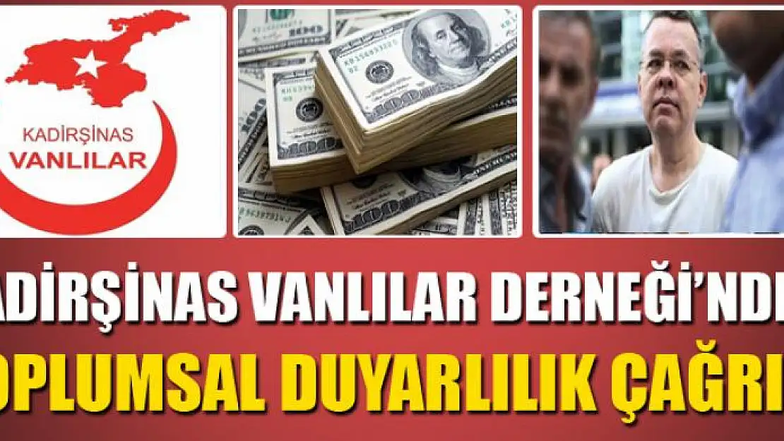 Kadirşinas Vanlılar Derneği'nden toplumsal duyarlılık çağrısı