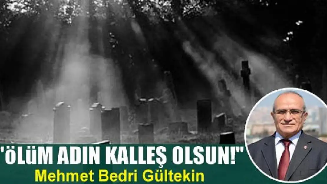 Ölüm adın kalleş olsun!