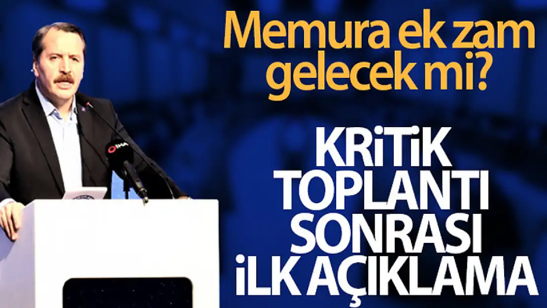 Memur-Sen Başkanı Yalçın: 'Cumhurbaşkanımıza, kamu görevlilerine ek zam beklentimizi aktardık'