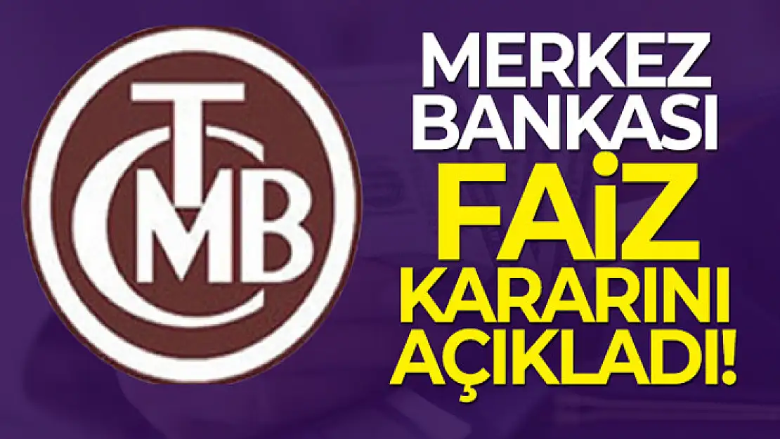 Merkez Bankası faizi değiştirmedi