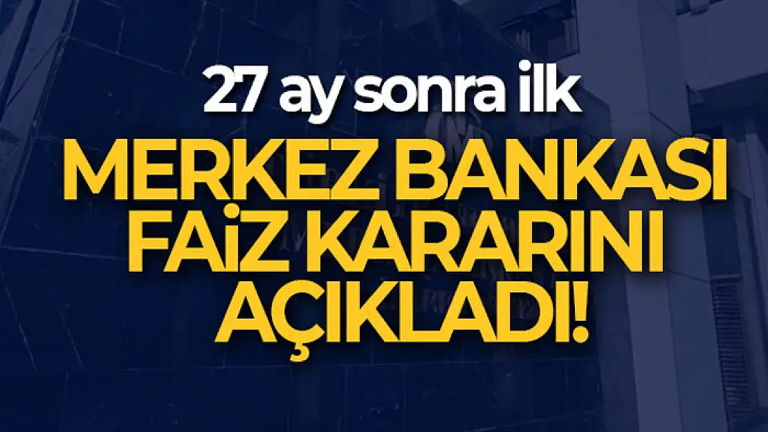 Merkez Bankası faizi yüzde 15'e yükseltti