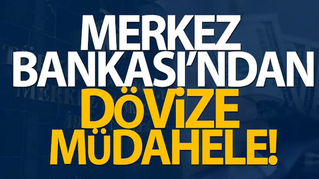 Merkez Bankası'ndan döviz kuruna müdahale