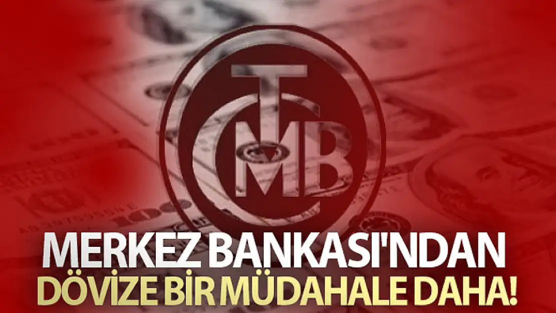 Merkez Bankası'ndan dövize bir müdahale daha!