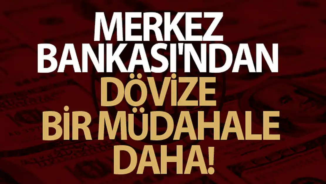 Merkez Bankası'ndan piyasaya 5. müdahale