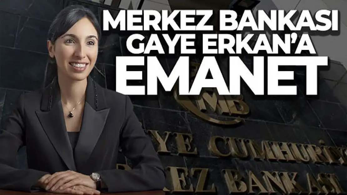 Merkez Bankası'nın yeni Başkanı Hafize Gaye Erkan oldu