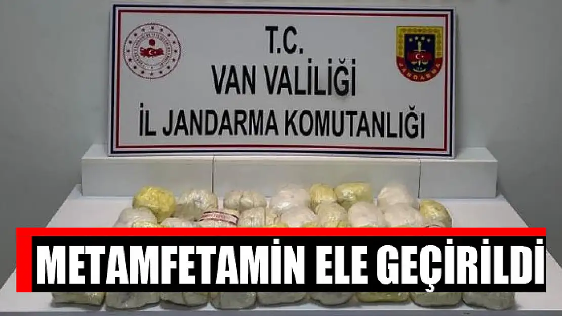 Metamfetamin ele geçirildi