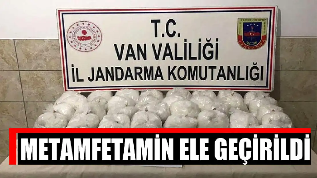 Metamfetamin ele geçirildi