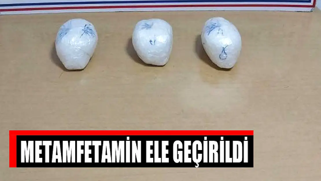 Metamfetamin ele geçirildi