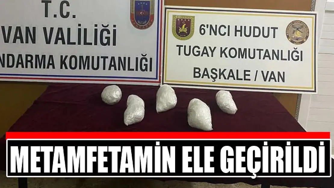 Metamfetamin ele geçirildi