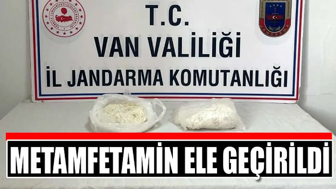 Metamfetamin ele geçirildi