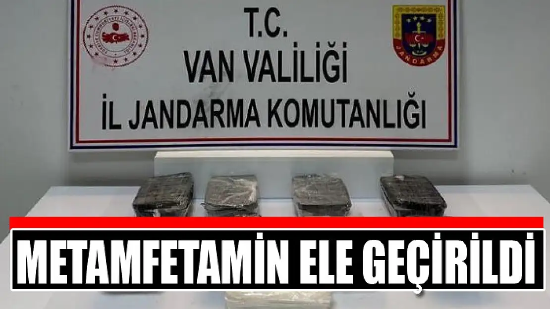 Metamfetamin ele geçirildi