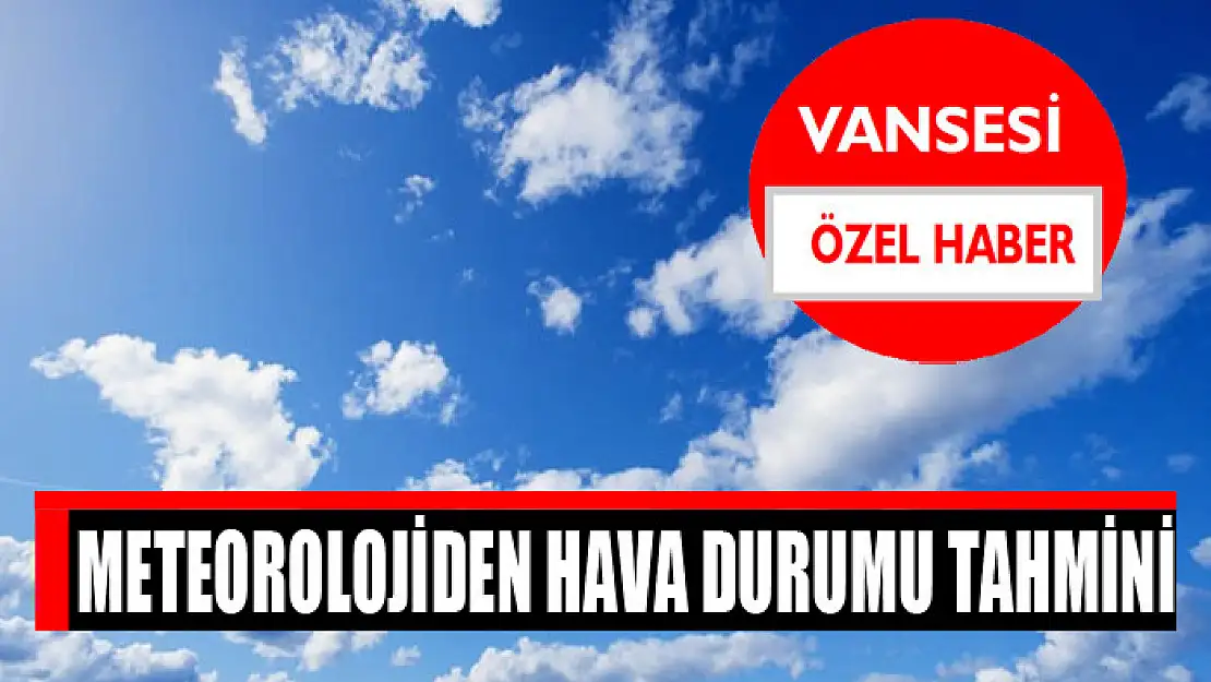 Meteorolojiden hava durumu tahmini