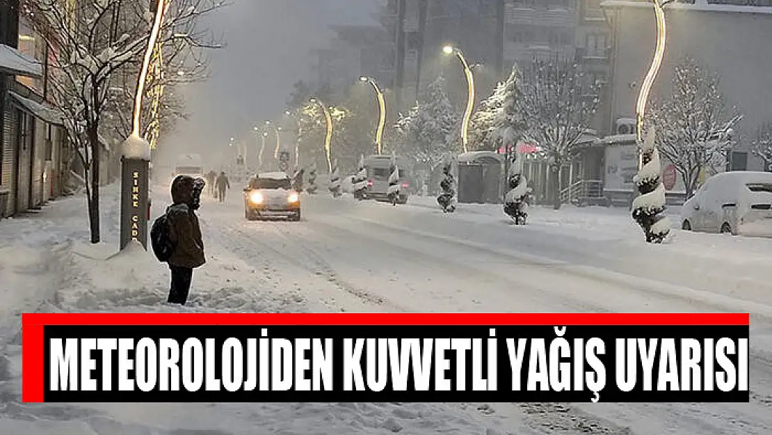 Meteorolojiden kuvvetli yağış uyarısı