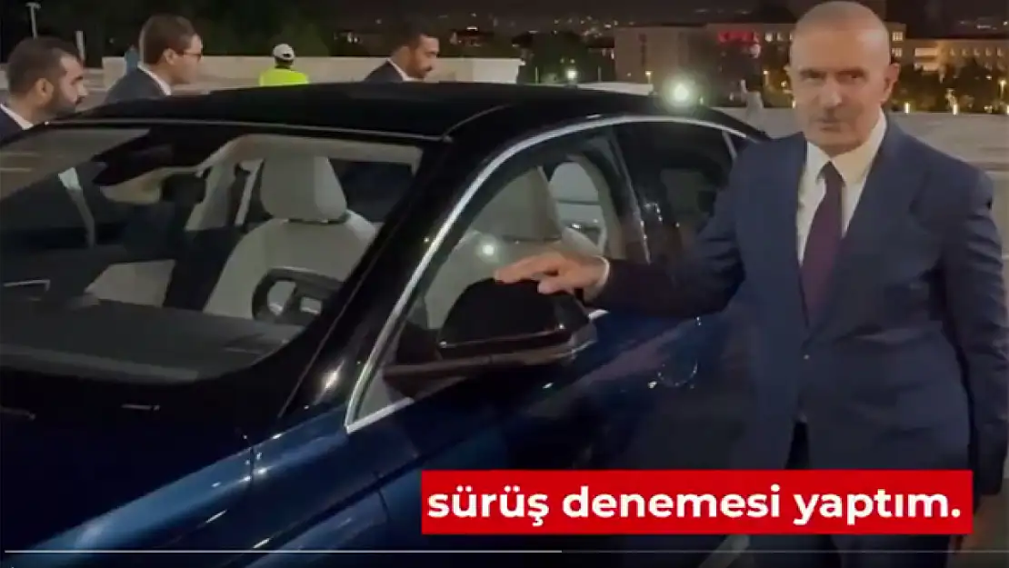 Milletvekili Kayatürk, TOGG'un yeni modeli T10F'i test etti