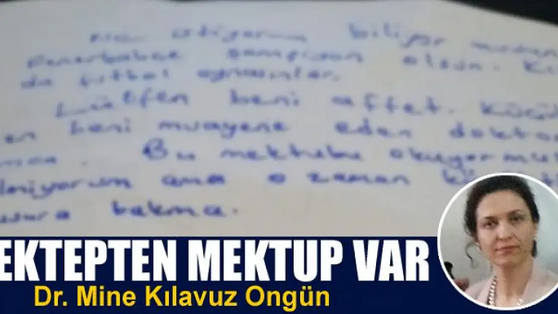 Mektepten mektup var