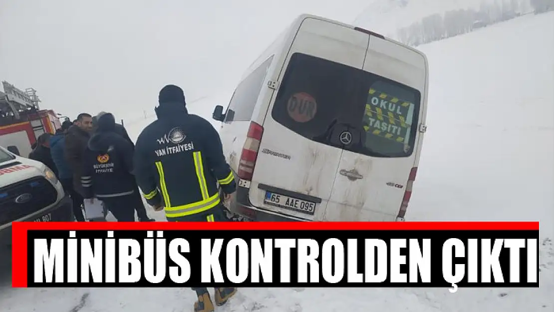 Minibüs kontrolden çıktı