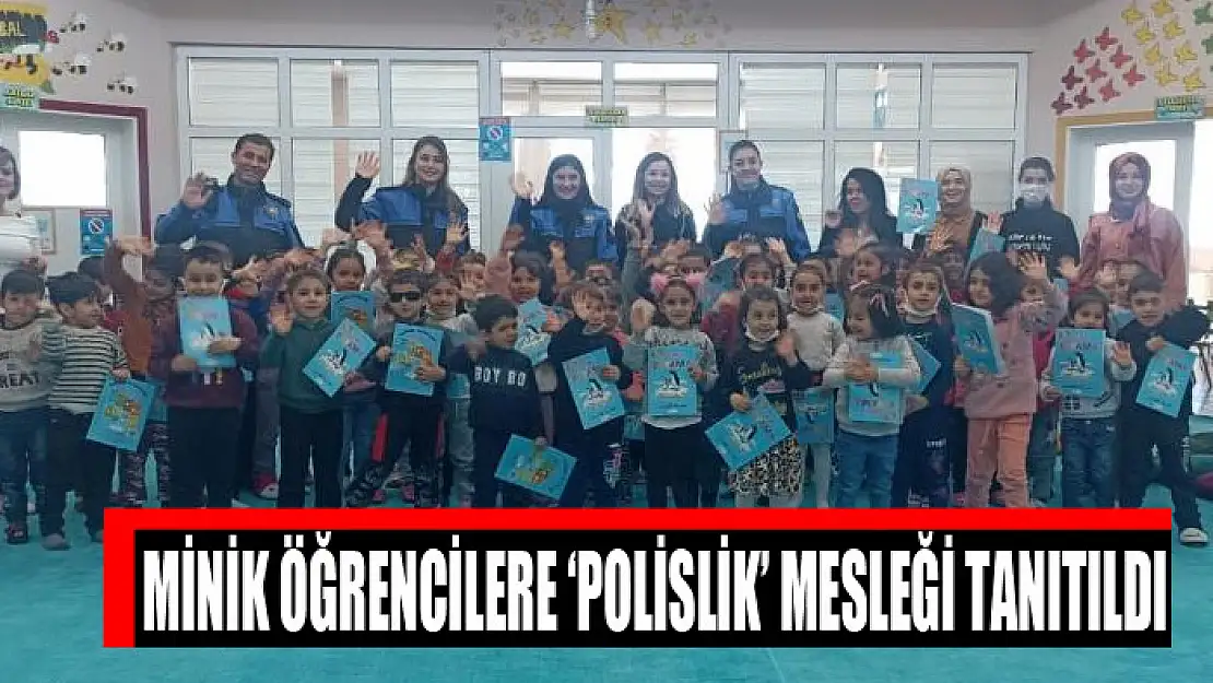 Minik öğrencilere 'polislik' mesleği tanıtıldı