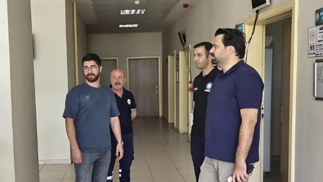 Müdür Tosun'dan Albayrak acil sağlık istasyonuna ziyaret
