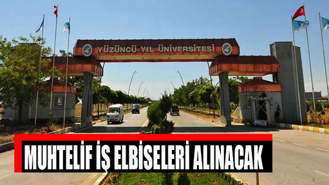 Muhtelif iş elbiseleri alınacak