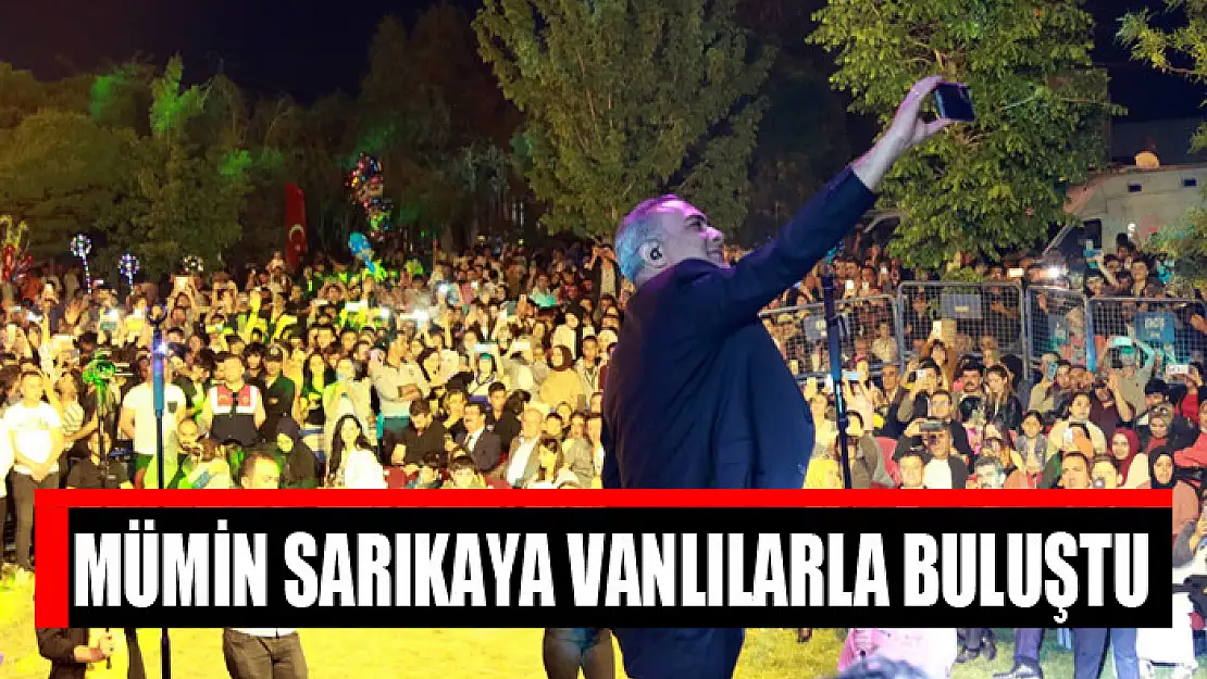 Mümin Sarıkaya Vanlılarla buluştu