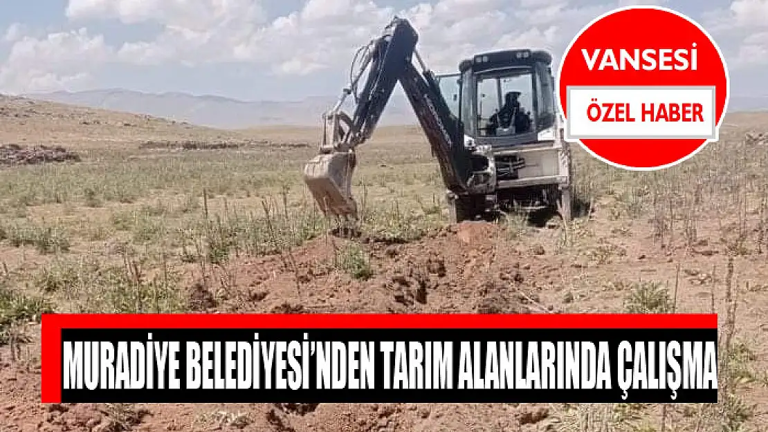 Muradiye Belediyesi'nden tarım alanlarında çalışma