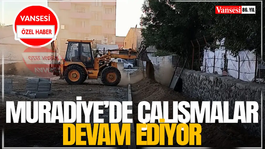 Muradiye'de Çalışmalar Devam Ediyor