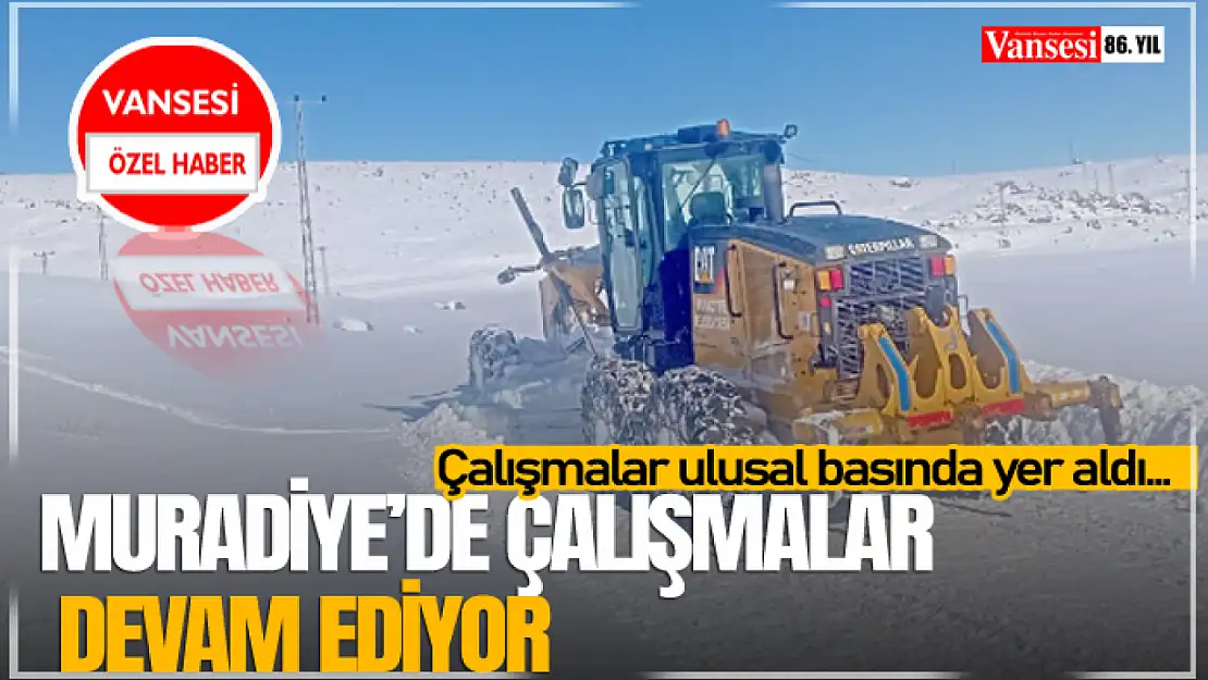 Muradiye'de Çalışmalar Devam Ediyor