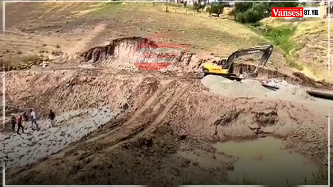 Muradiye'de taşkın koruma tesisi kuruluyor