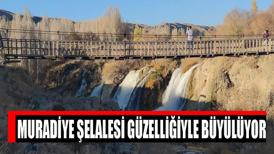 Muradiye Şelalesi güzelliğiyle büyülüyor