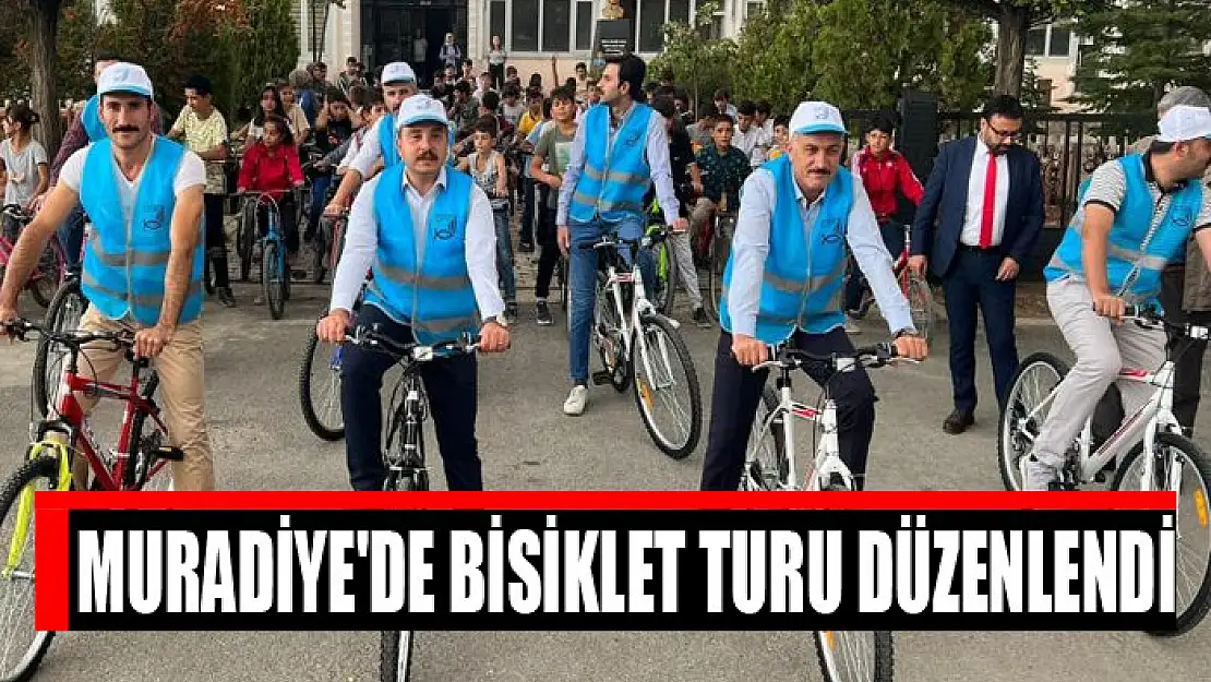 Muradiye'de bisiklet turu düzenlendi